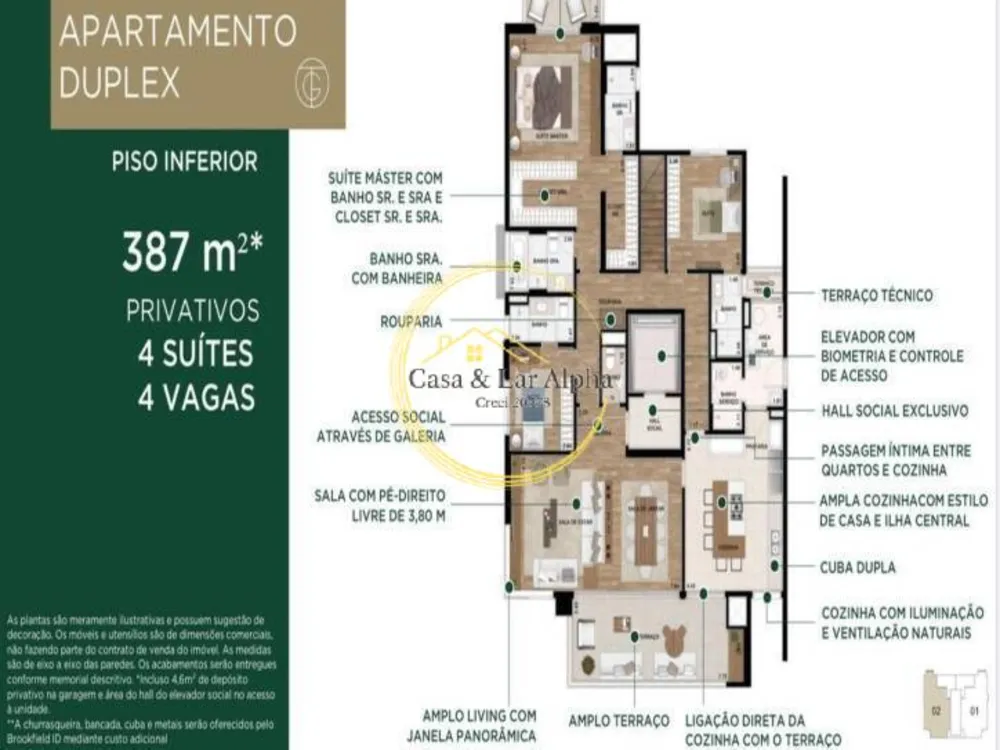 Cobertura, 4 quartos, 387 m² - Foto 6