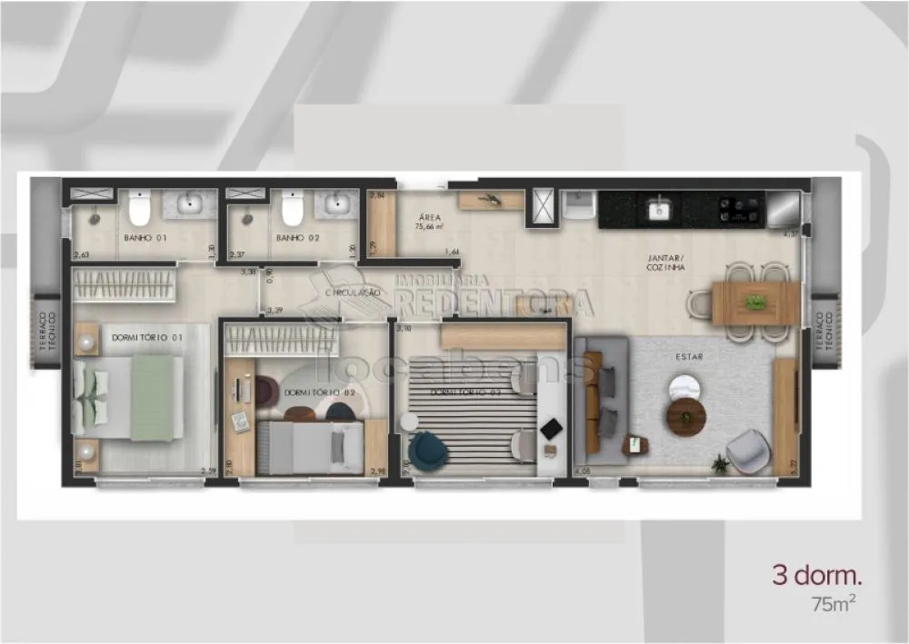 Apartamento, 1 quarto, 27 m² - Foto 2