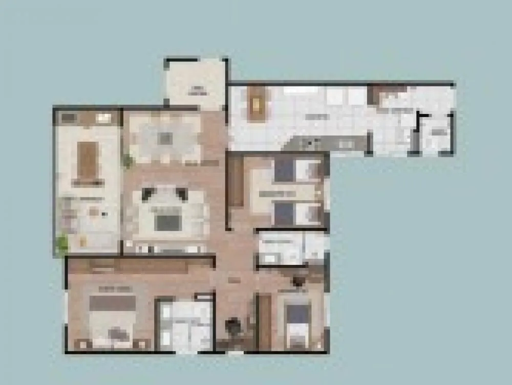 Apartamento, 3 quartos, 104 m² - Foto 2