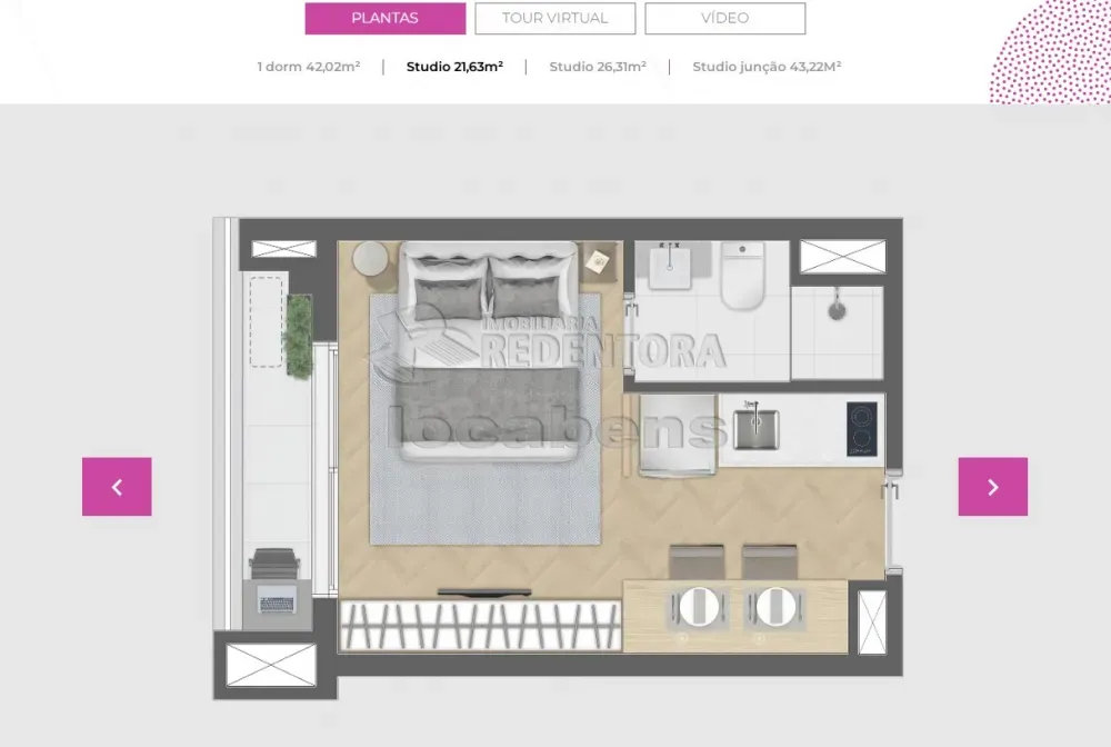 Apartamento, 1 quarto, 22 m² - Foto 6