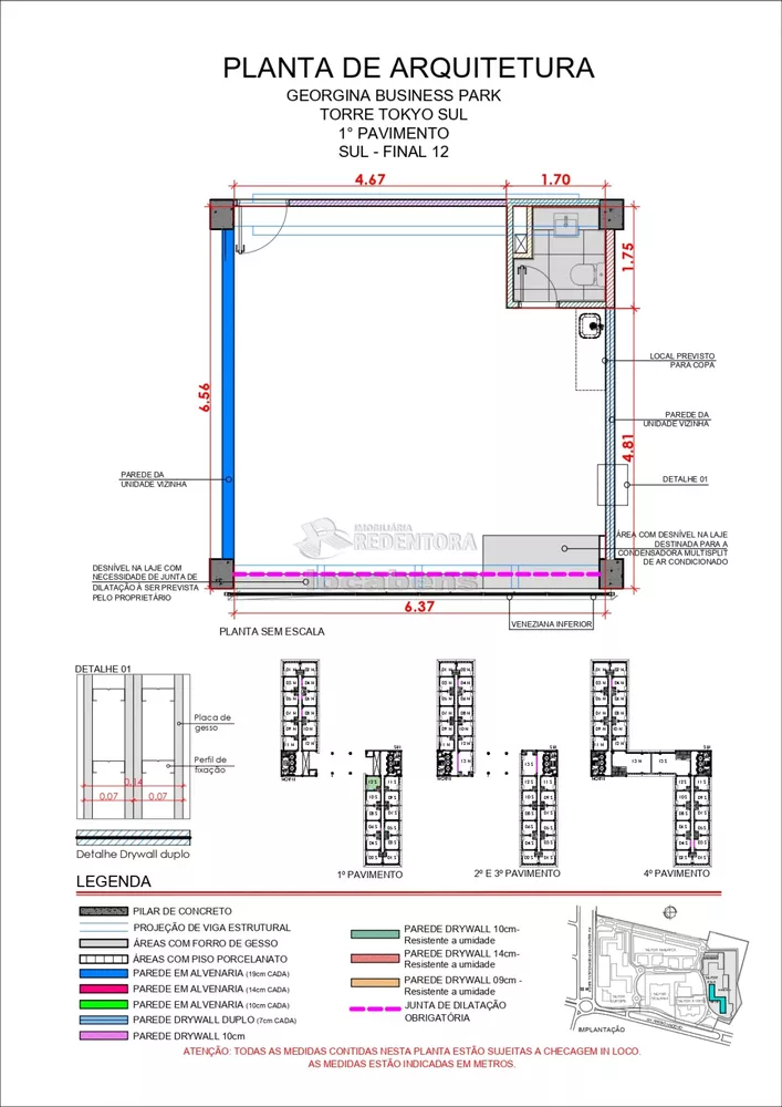 Conjunto Comercial-Sala para alugar, 42m² - Foto 1