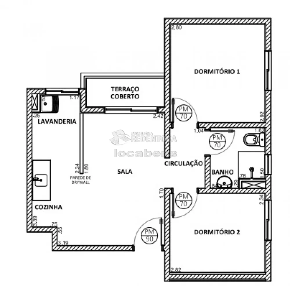 Apartamento, 2 quartos, 44 m² - Foto 2