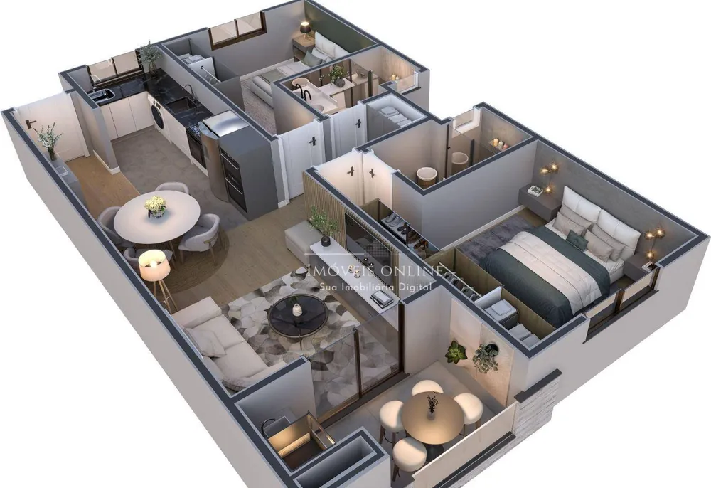 Apartamento, 2 quartos, 71 m² - Foto 1