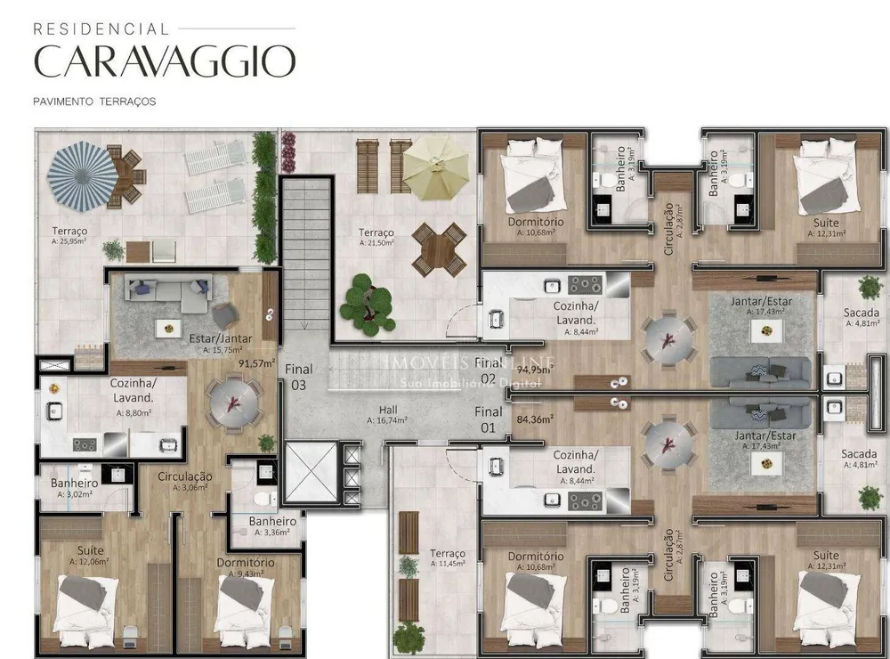Apartamento, 2 quartos, 71 m² - Foto 4