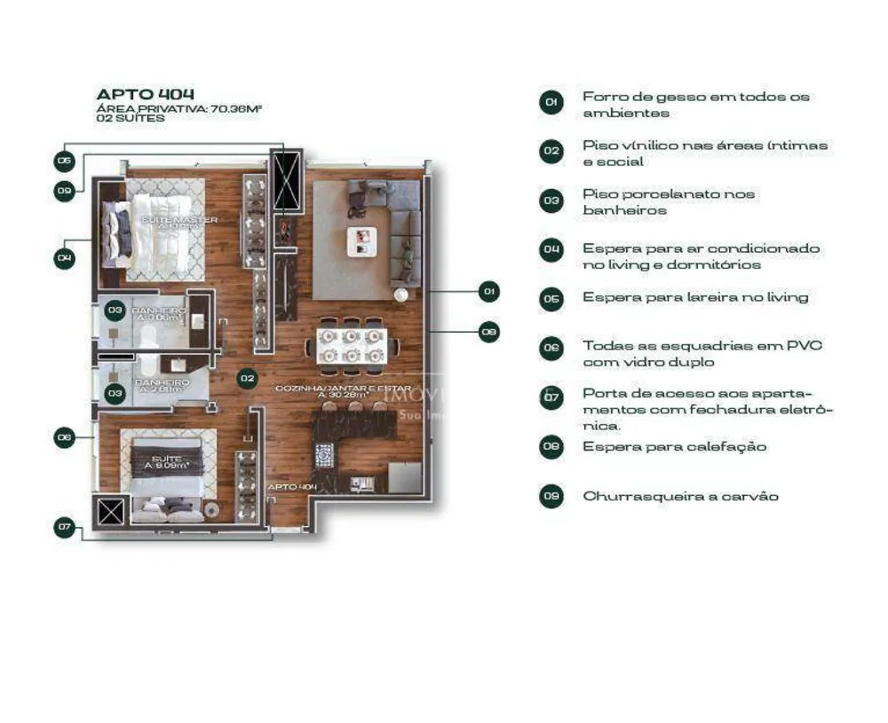 Apartamento, 2 quartos, 73 m² - Foto 4