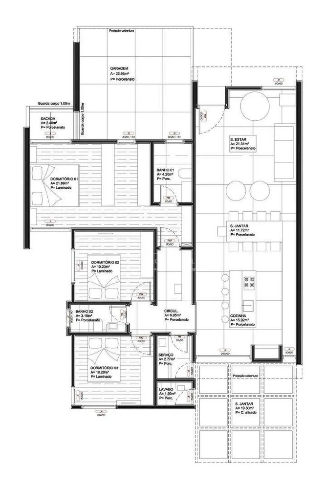 Casa, 3 quartos, 179 m² - Foto 2