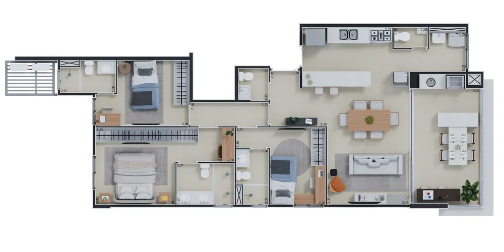 Apartamento, 3 quartos, 111 m² - Foto 15