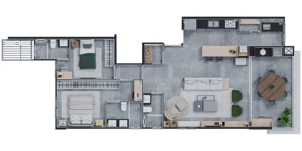 Apartamento, 3 quartos, 111 m² - Foto 9