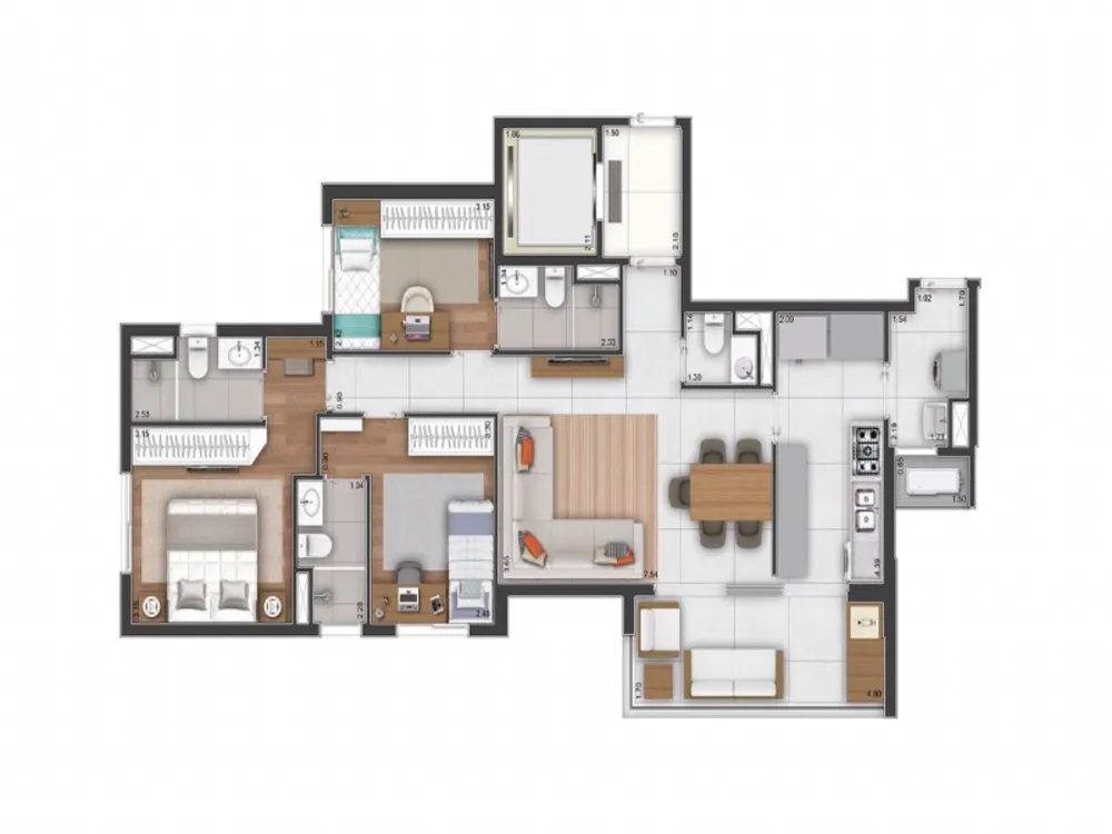 Apartamento, 3 quartos, 98 m² - Foto 16