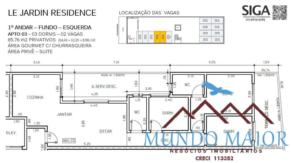 Apartamento, 3 quartos, 128 m² - Foto 5
