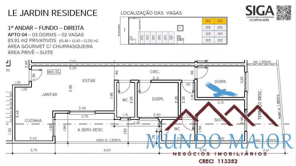 Apartamento à venda com 3 quartos, 128m² - Foto 4