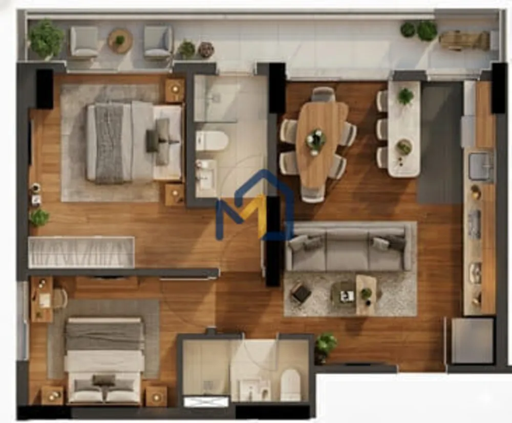 Apartamento, 3 quartos, 103 m² - Foto 7