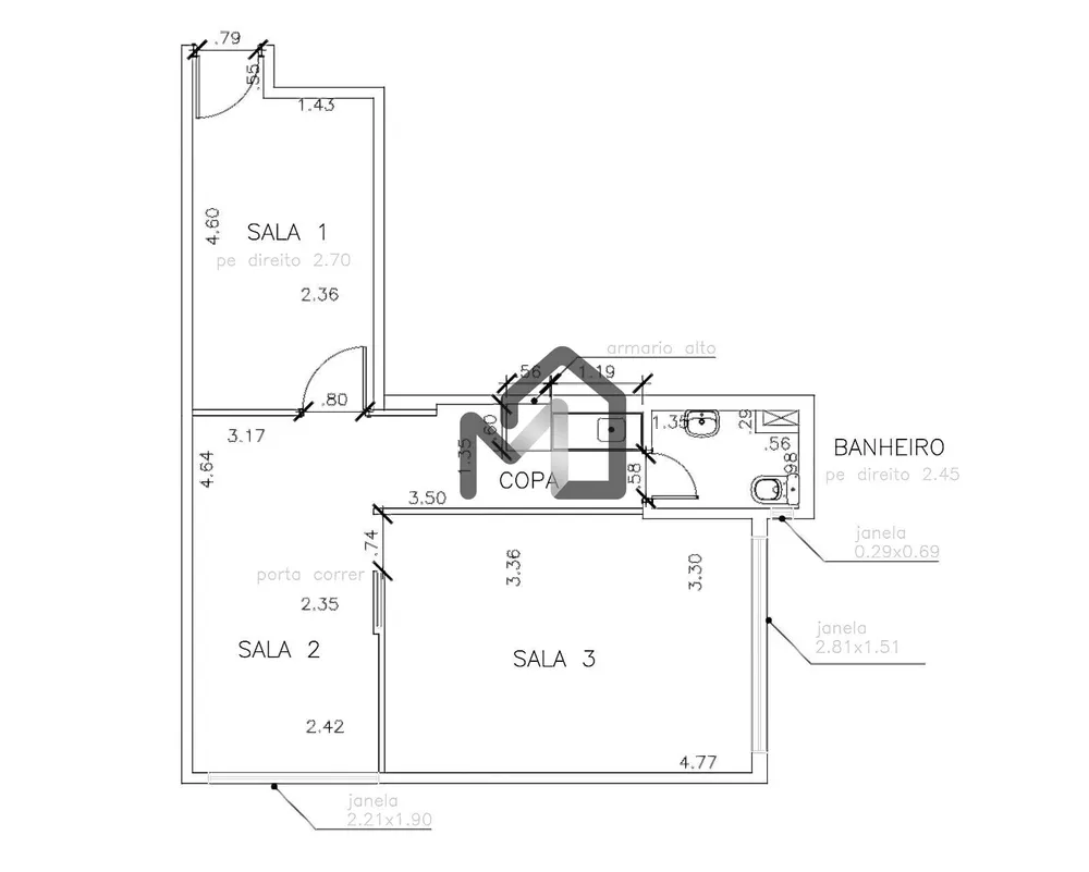 Sala-Conjunto, 50 m² - Foto 6