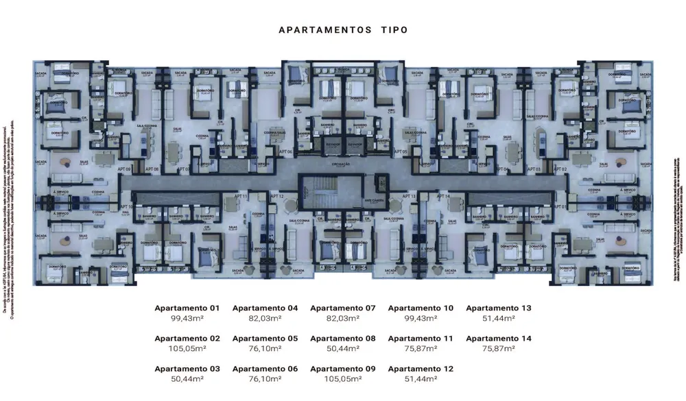 Apartamento, 2 quartos, 77 m² - Foto 10