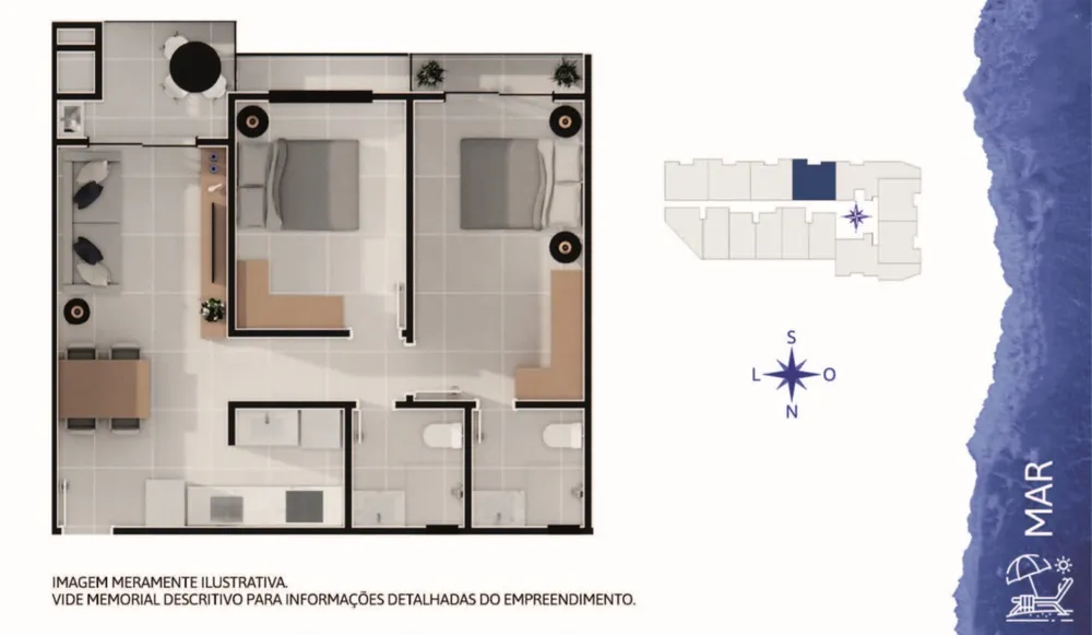 Apartamento, 2 quartos, 61 m² - Foto 9
