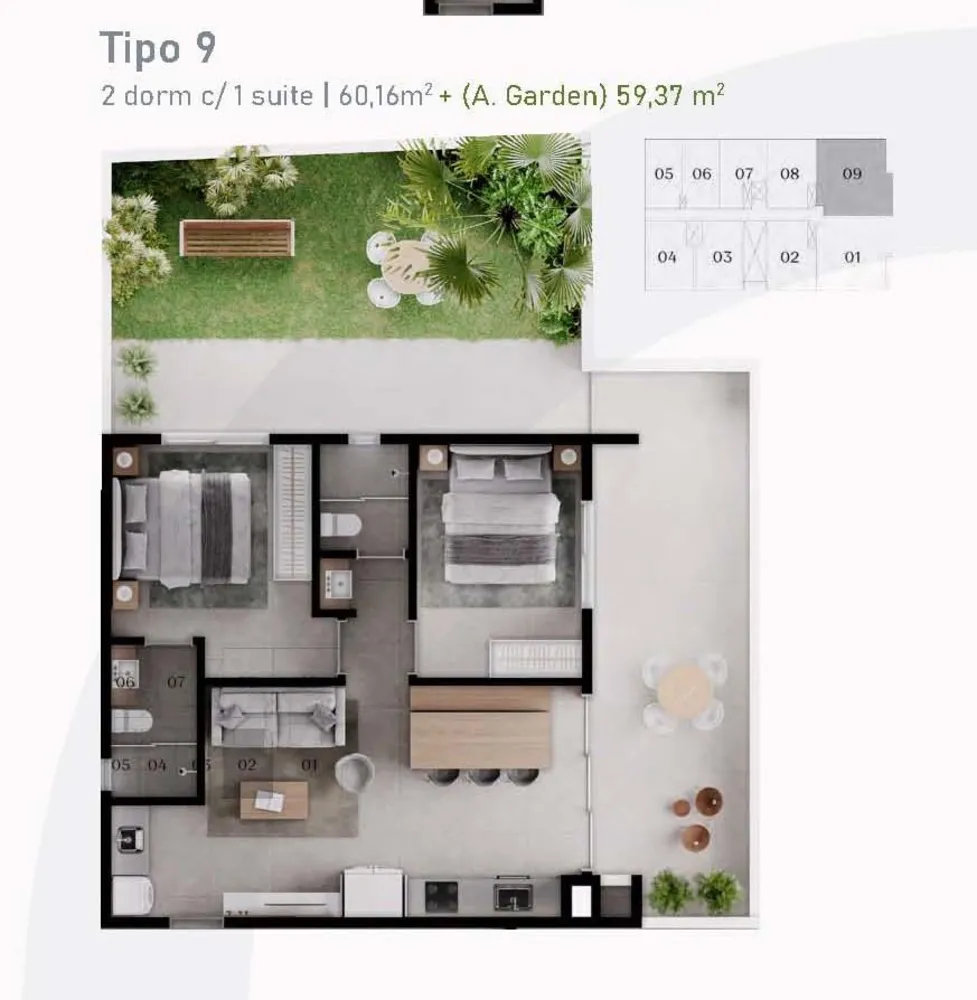 Apartamento, 2 quartos, 119 m² - Foto 12