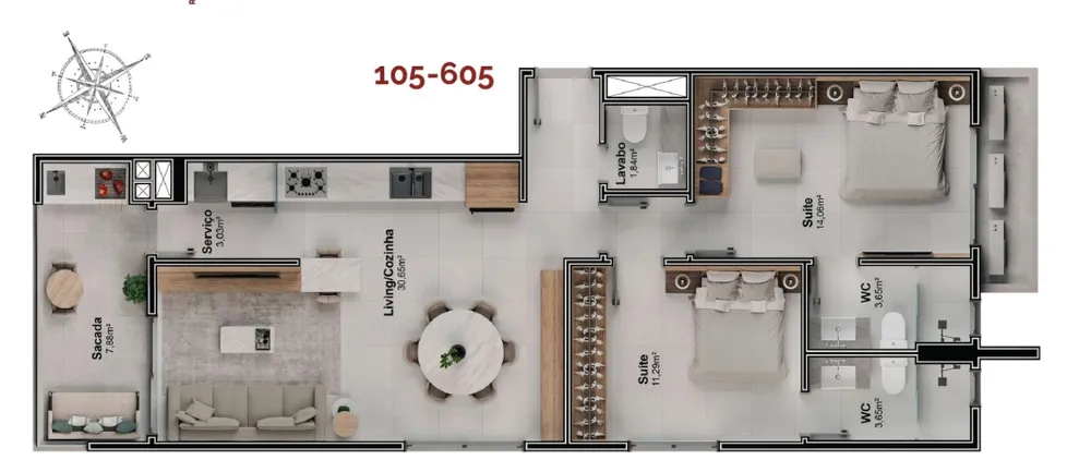 Apartamento, 2 quartos, 89 m² - Foto 16