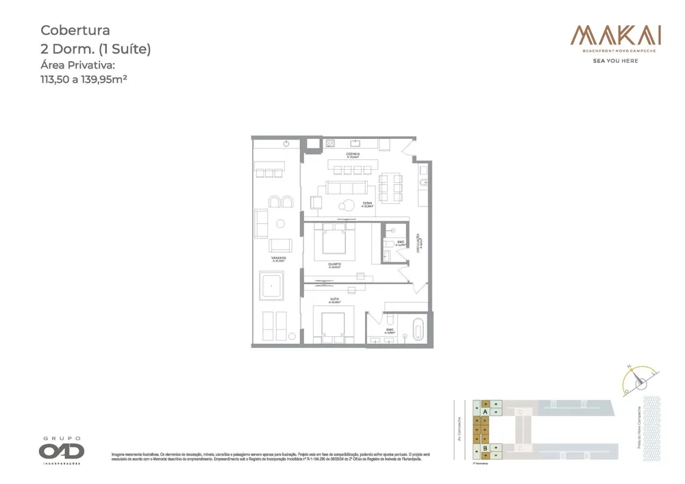 Cobertura, 2 quartos, 139 m² - Foto 16