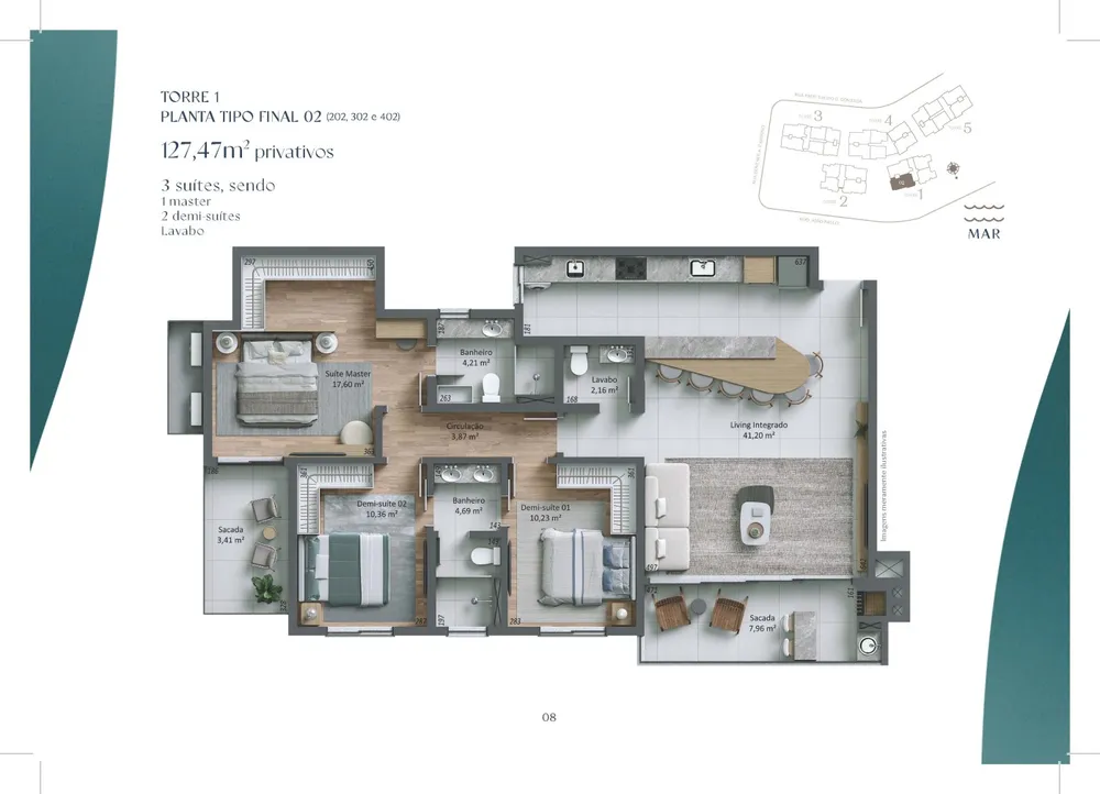 Apartamento, 3 quartos, 127 m² - Foto 16