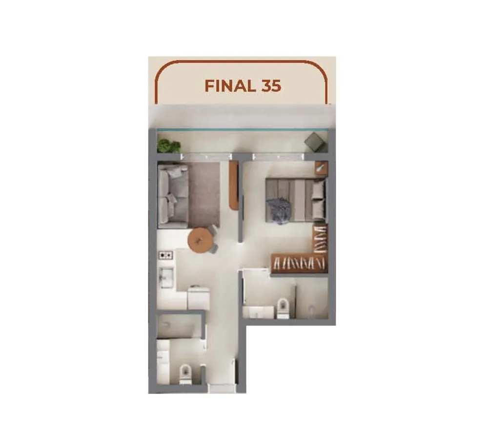 Apartamento, 1 quarto, 40 m² - Foto 7