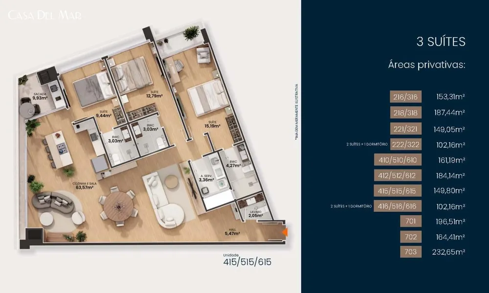Apartamento, 3 quartos, 165 m² - Foto 11