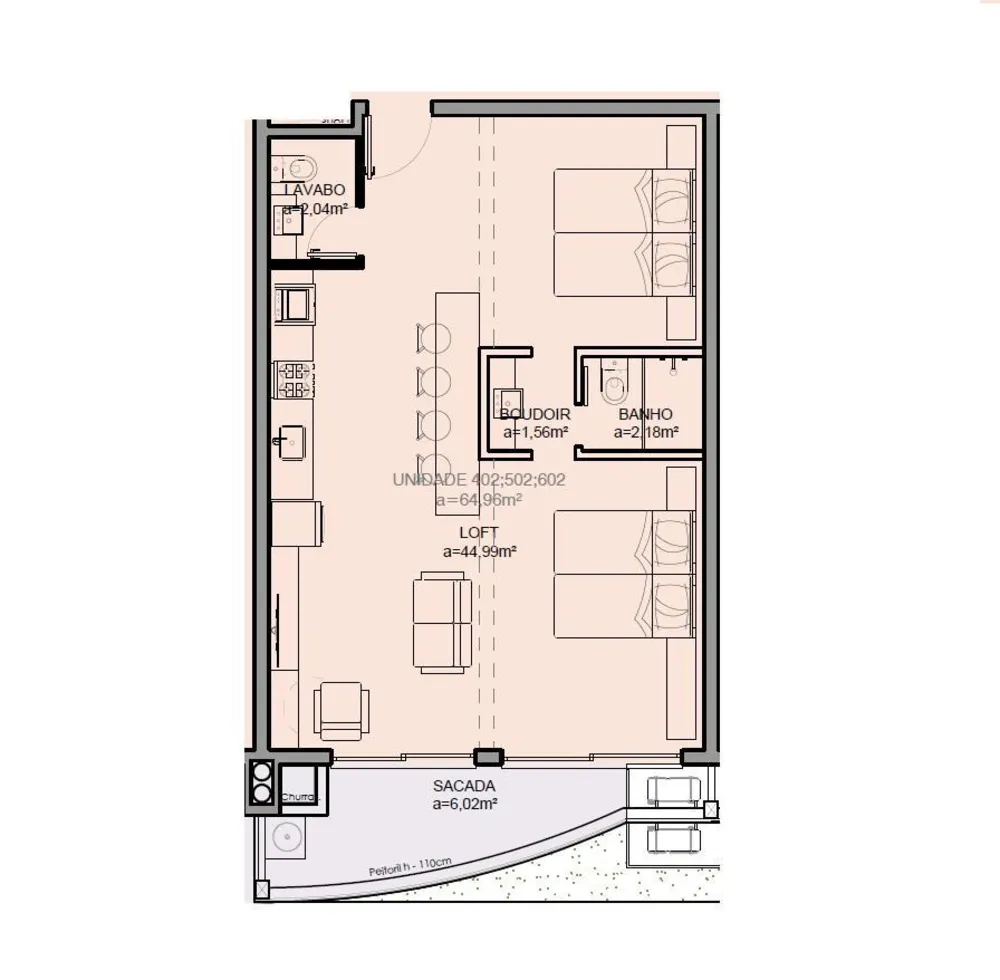 Apartamento, 2 quartos, 64 m² - Foto 15