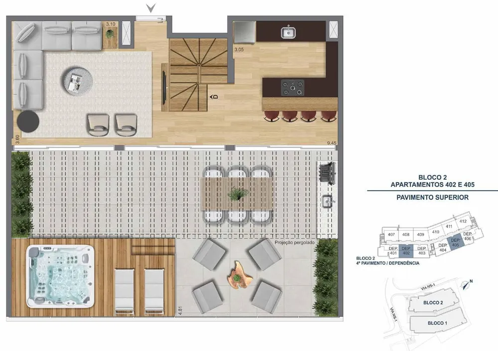 Apartamento, 1 quarto, 27 m² - Foto 7