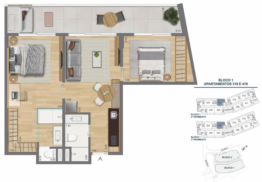 Apartamento, 1 quarto, 27 m² - Foto 6