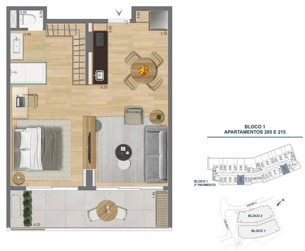 Apartamento, 1 quarto, 27 m² - Foto 5