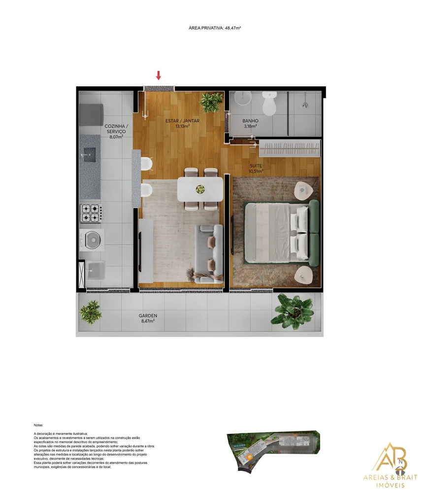 Apartamento, 1 quarto, 40 m² - Foto 20