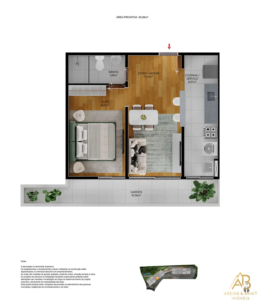 Apartamento, 1 quarto, 40 m² - Foto 19