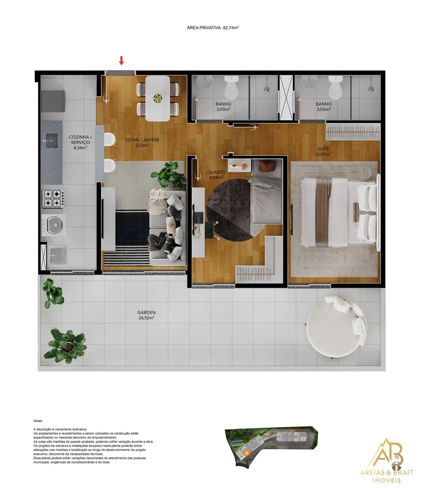 Apartamento, 1 quarto, 40 m² - Foto 18
