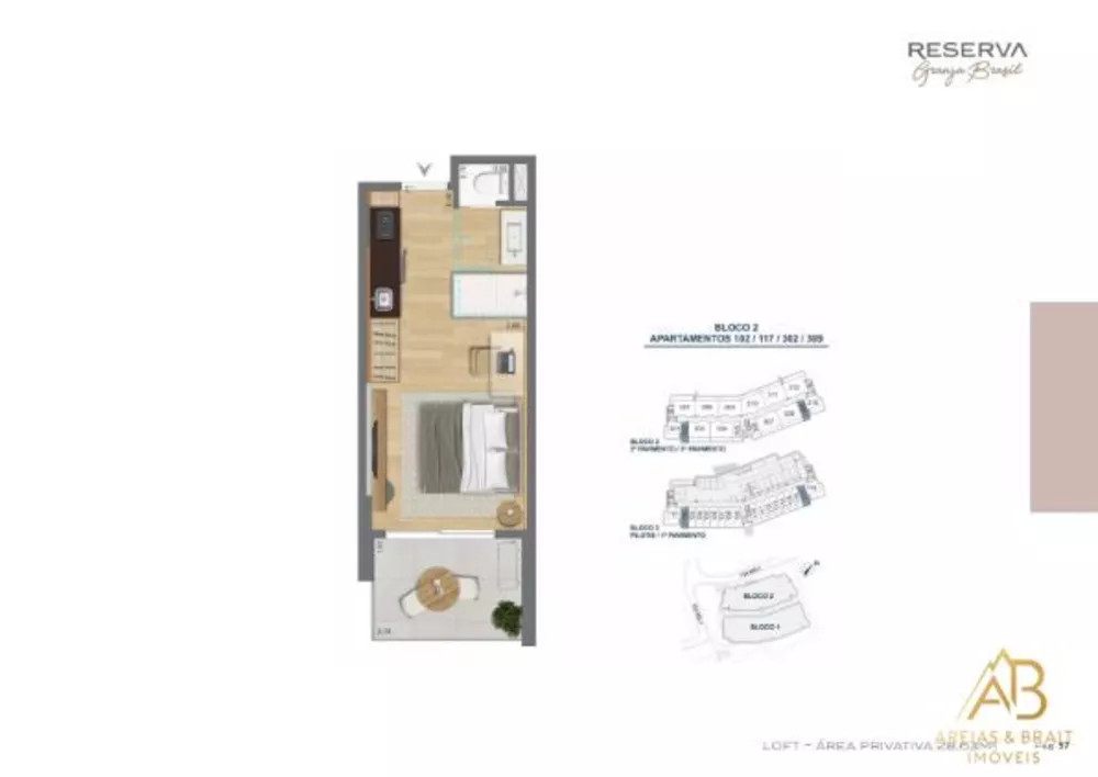 Apartamento, 1 quarto, 27 m² - Foto 7