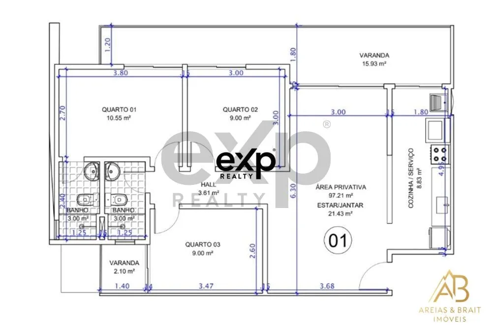Apartamento, 2 quartos, 81 m² - Foto 6