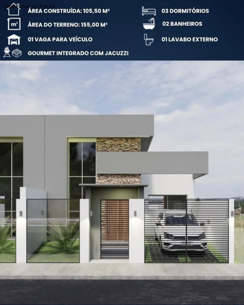 Casa, 3 quartos, 107 m² - Foto 3