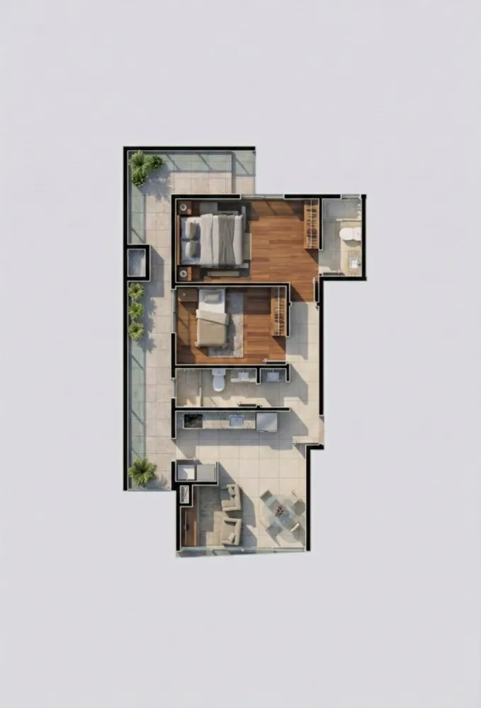 Apartamento, 2 quartos, 70 m² - Foto 6
