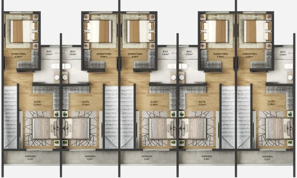 Casa, 2 quartos, 78 m² - Foto 5
