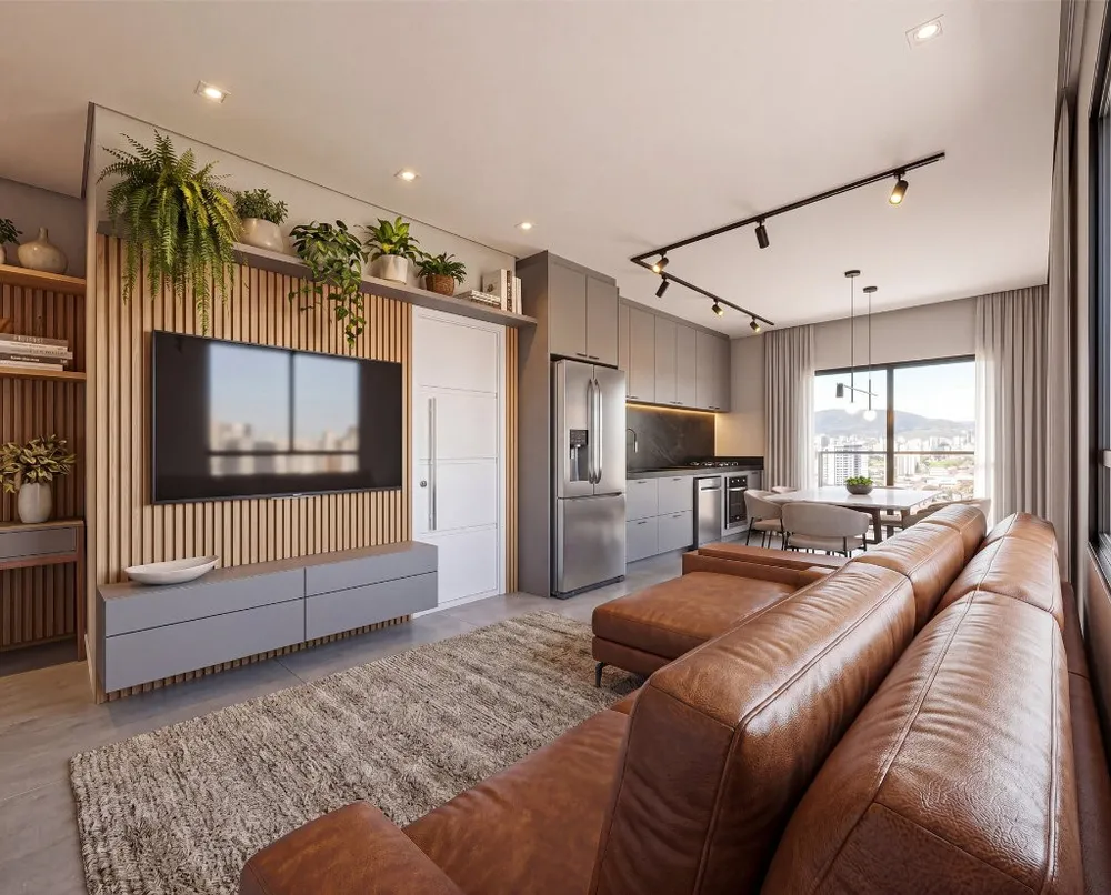 Apartamento, 1 quarto, 57 m² - Foto 2