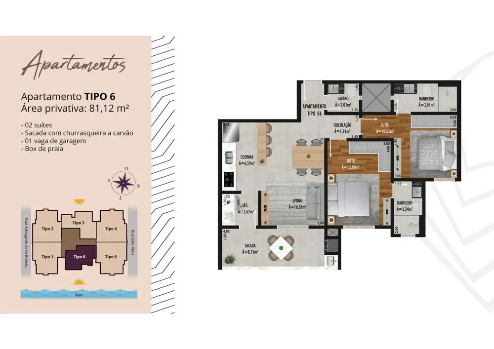 Apartamento, 2 quartos, 81 m² - Foto 4