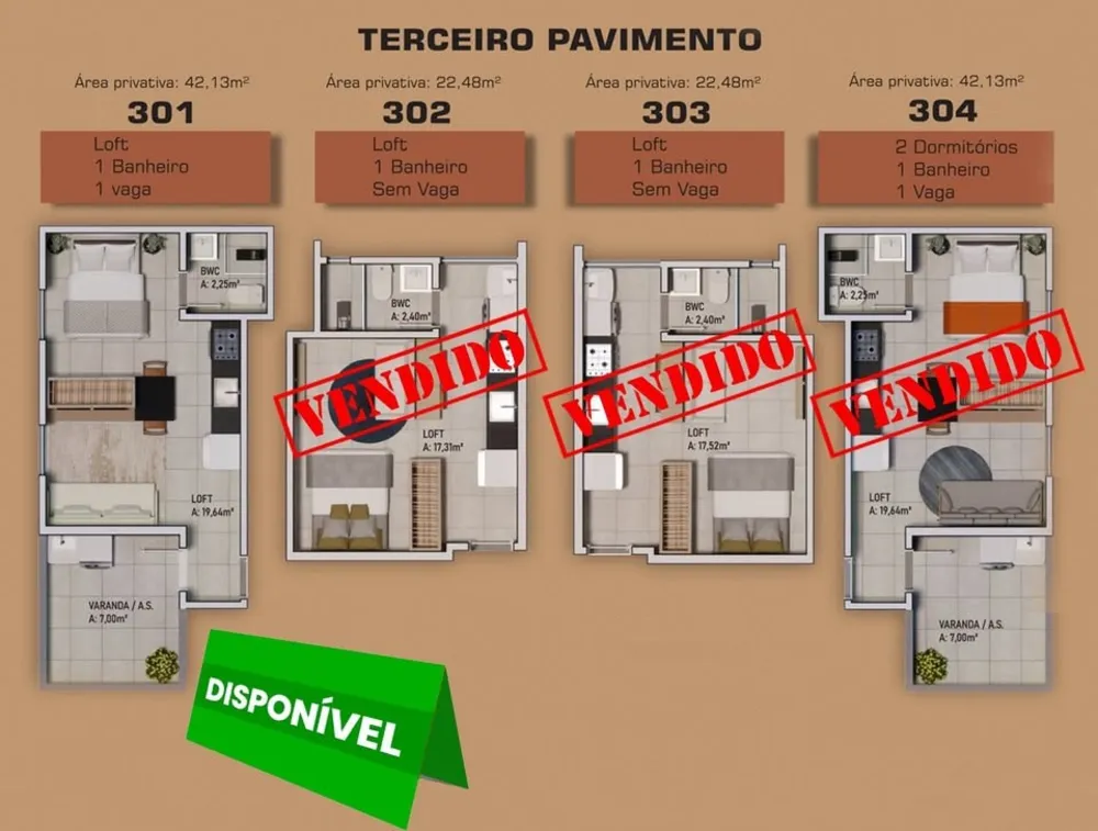 Apartamento, 1 quarto, 33 m² - Foto 4