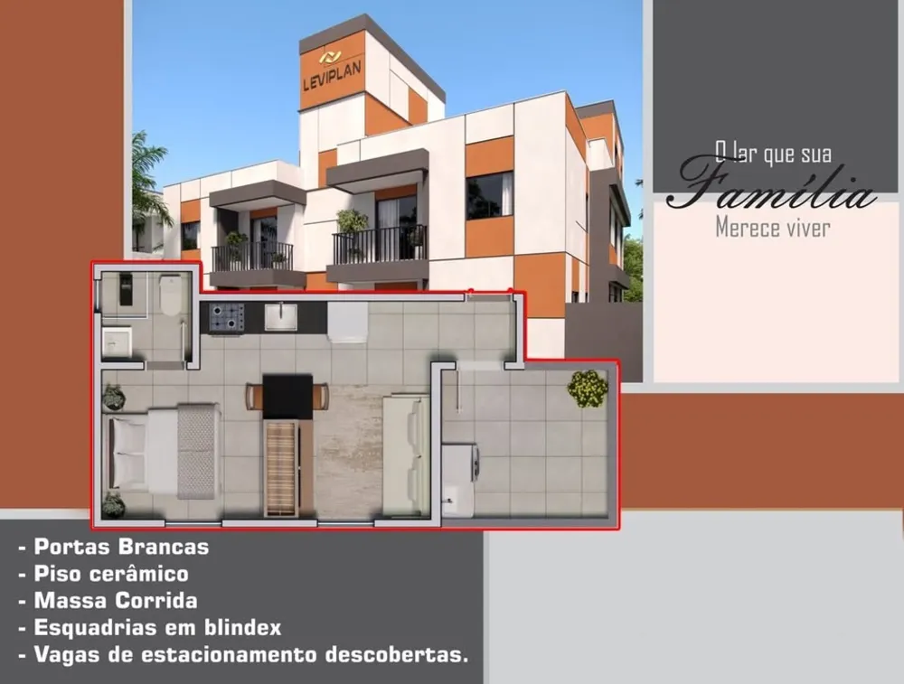 Apartamento, 1 quarto, 33 m² - Foto 3