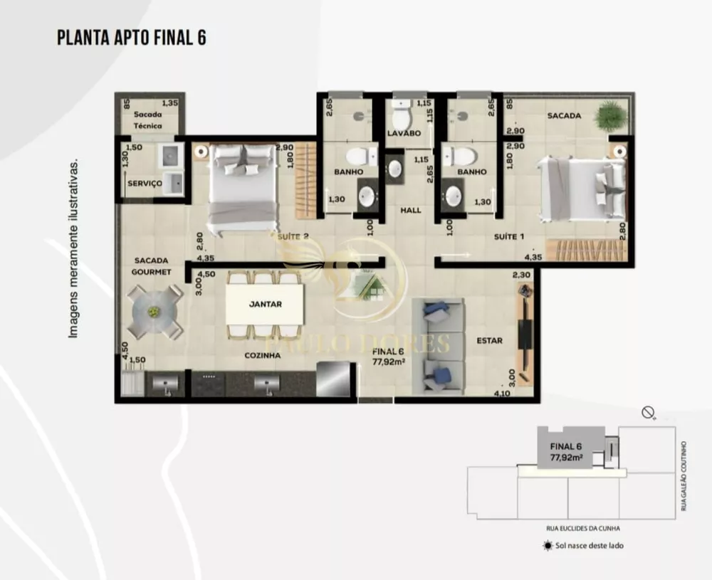 Apartamento, 2 quartos, 80 m² - Foto 6