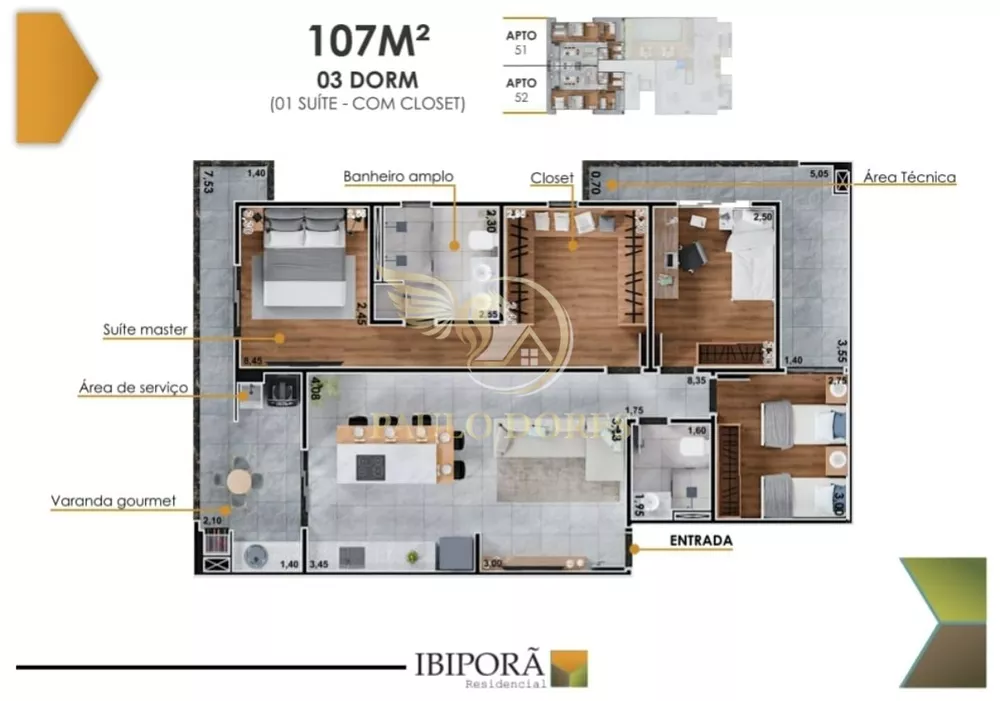 Apartamento à venda com 2 quartos, 65m² - Foto 9