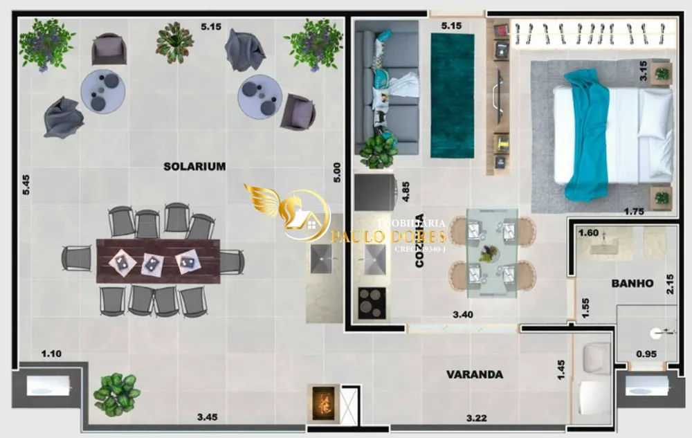 Apartamento, 1 quarto, 35 m² - Foto 8