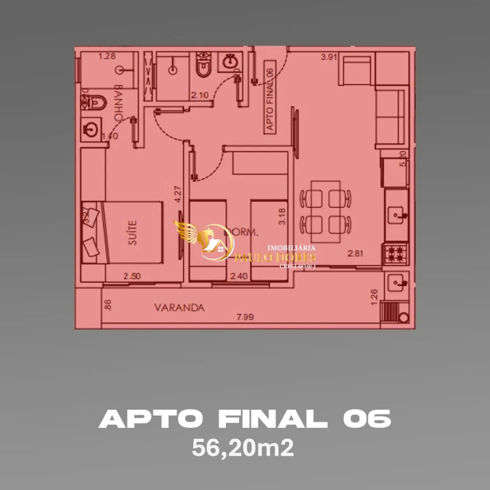 Apartamento, 1 quarto, 46 m² - Foto 12
