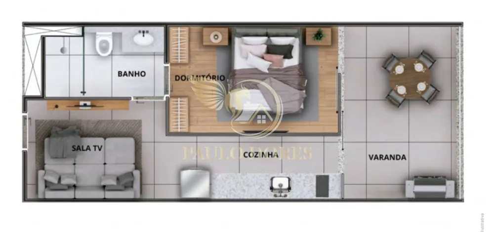 Apartamento, 1 quarto, 35 m² - Foto 13