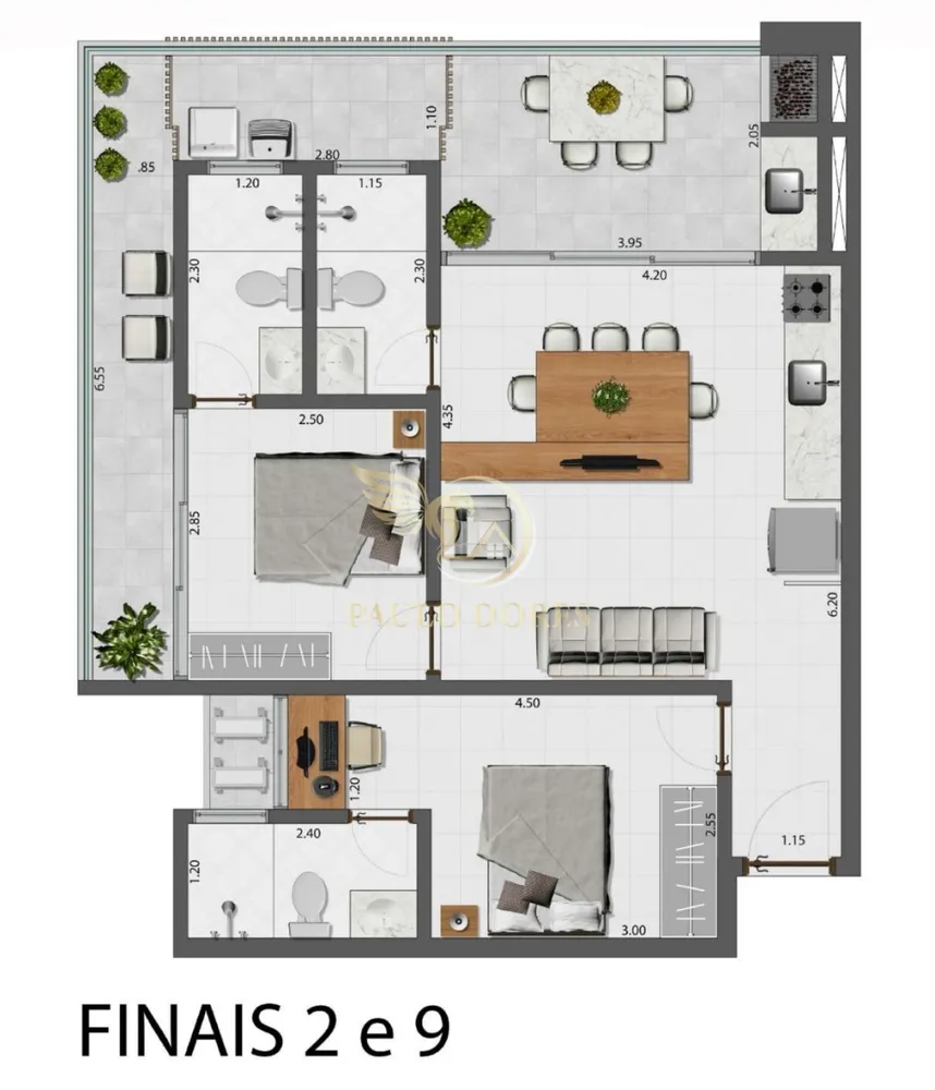 Apartamento, 2 quartos, 60 m² - Foto 5