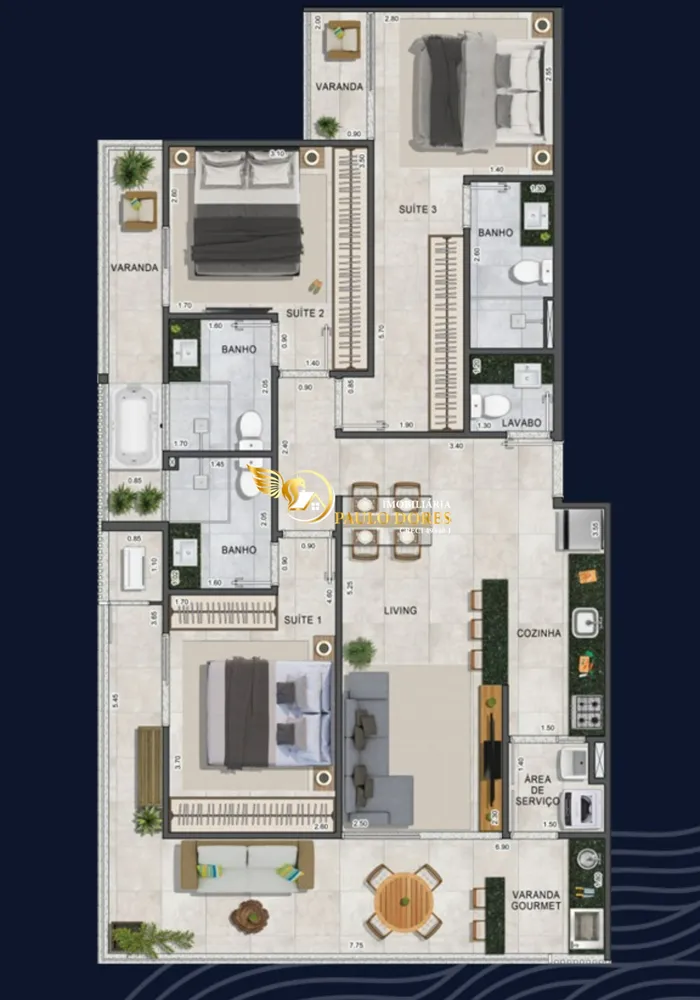 Apartamento, 3 quartos, 107 m² - Foto 9