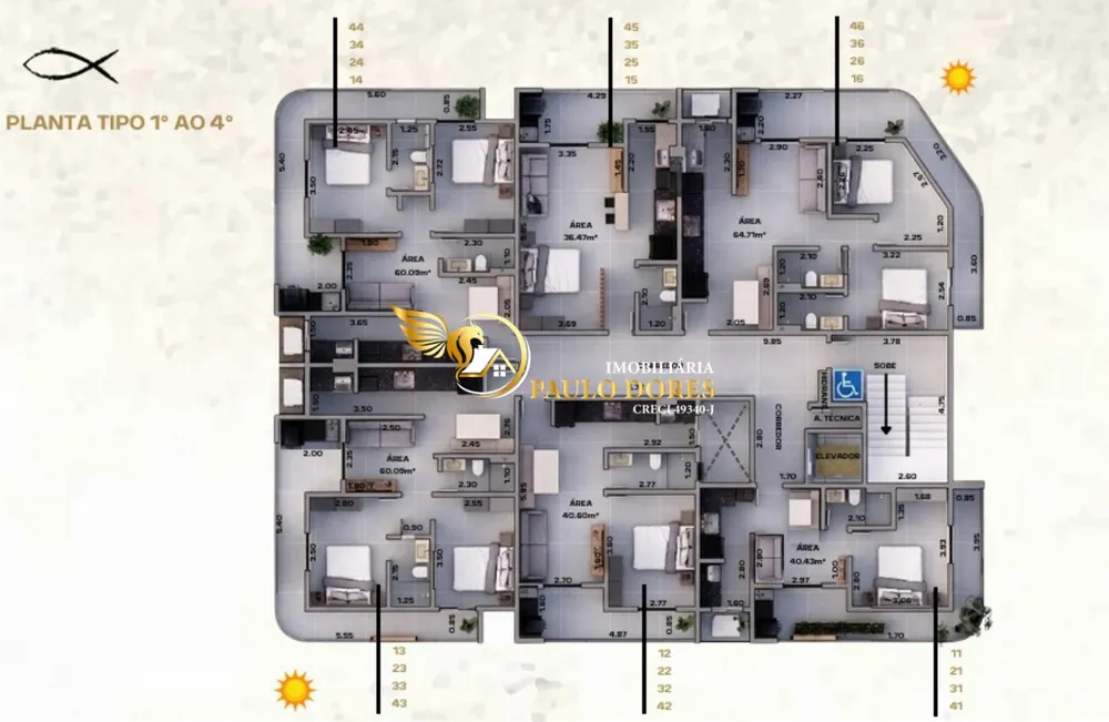 Apartamento, 1 quarto, 40 m² - Foto 7