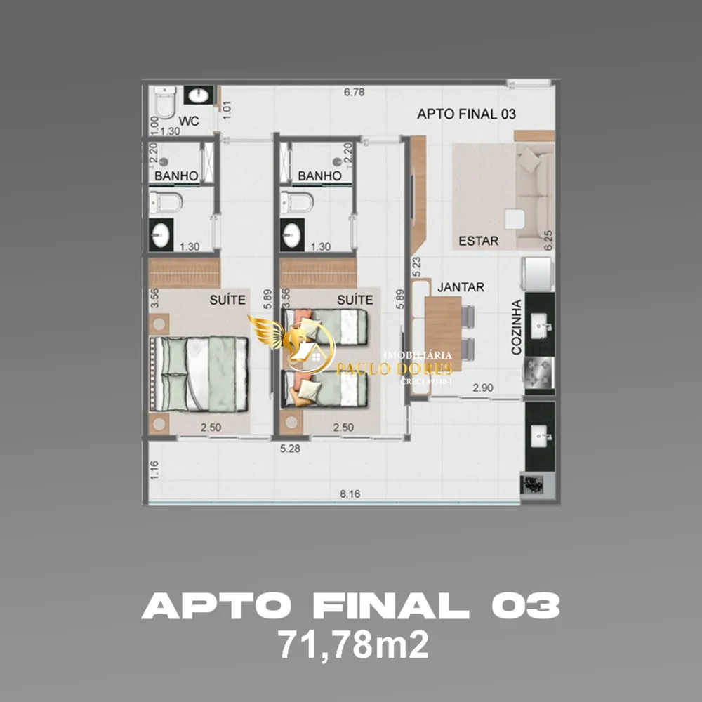 Apartamento, 2 quartos, 69 m² - Foto 10